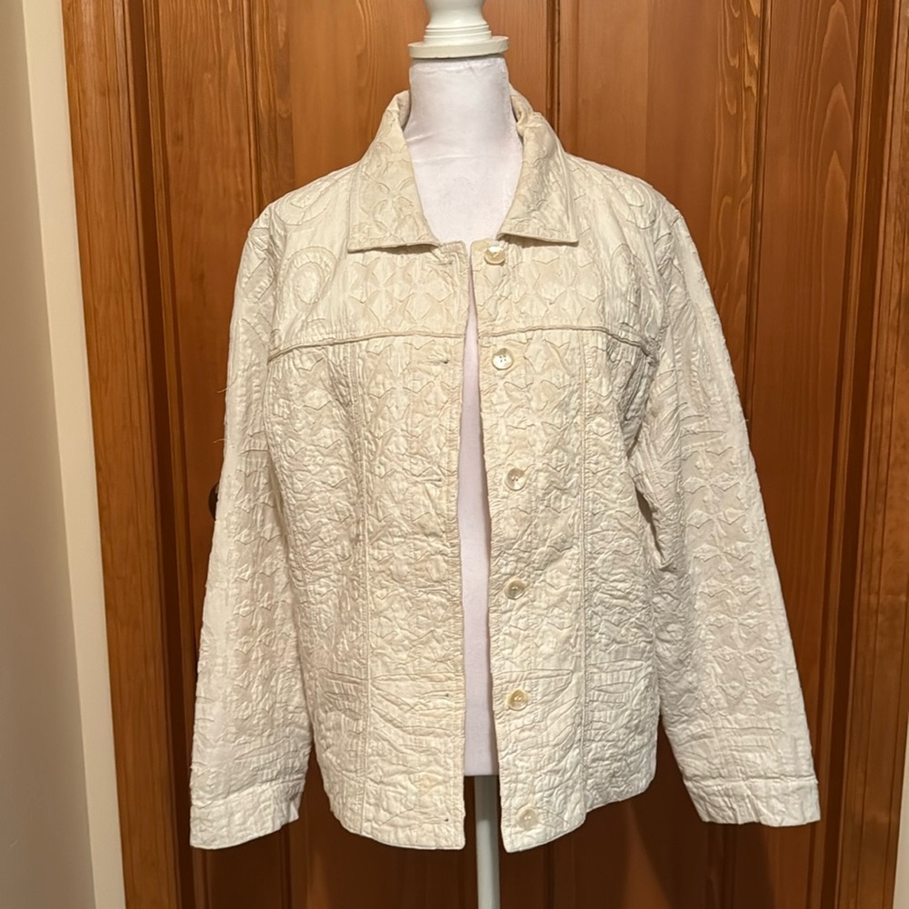 Women's Multiples Fully Lined Jacket Sz M - image 1